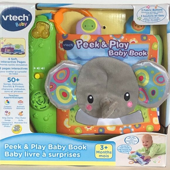 vtech Other - Brand New 📘 VTech Peek & Play Baby Book – English Edition 👶🎶🦁